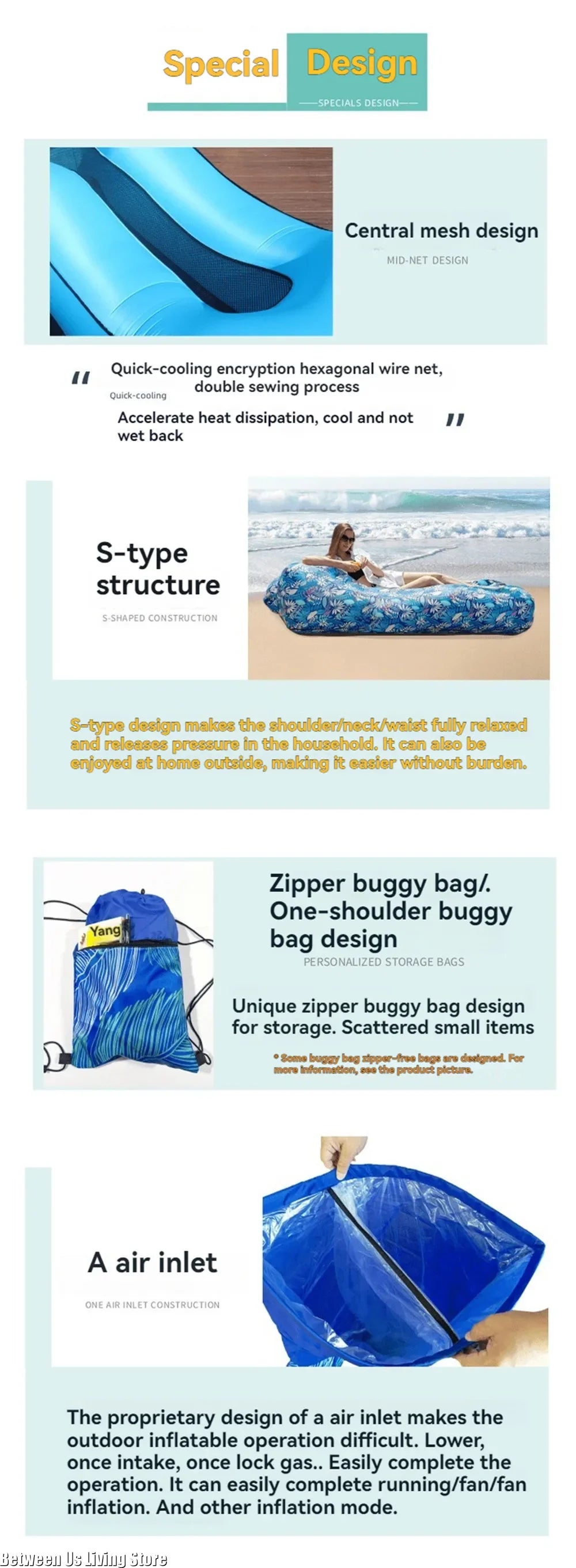 Premium Inflatable Sofa - no pump needed!!