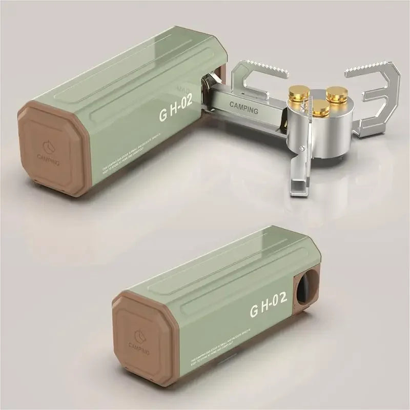 Ultra-Light Steel Automatic Camp Cooking Stove for Family Travel Outdoor