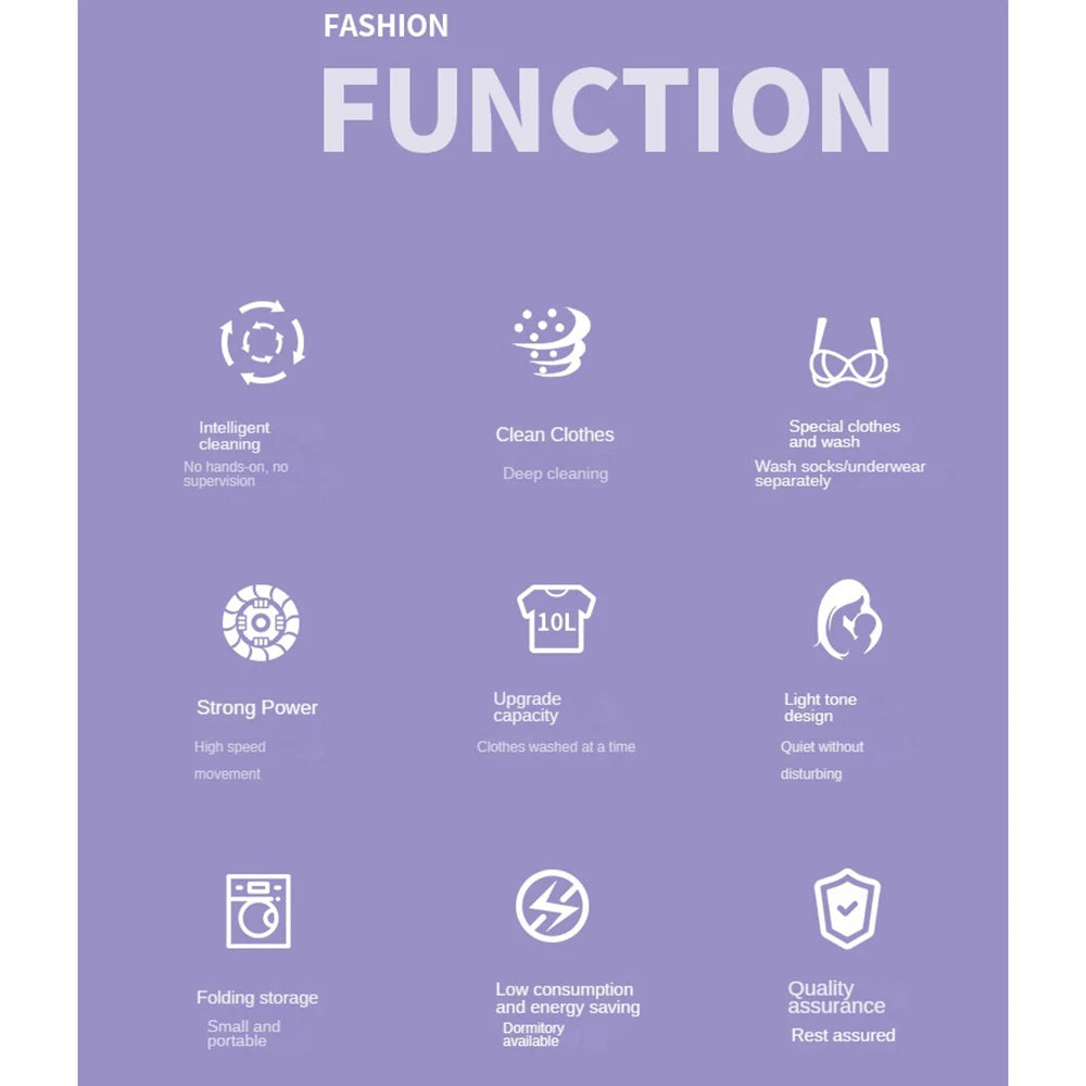 Folding Washing Machines. SUPER Portable & SUPER cute.