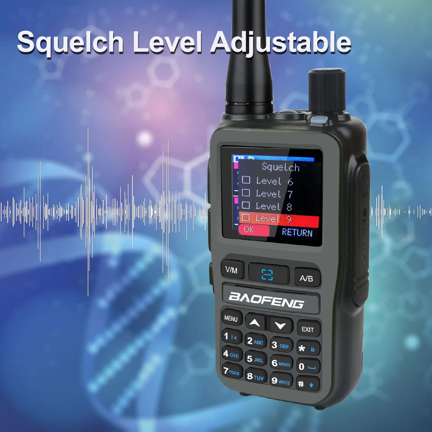 2PCS/Pack UV-5R Mini Dual Band Dual PTT Walkie Talkie