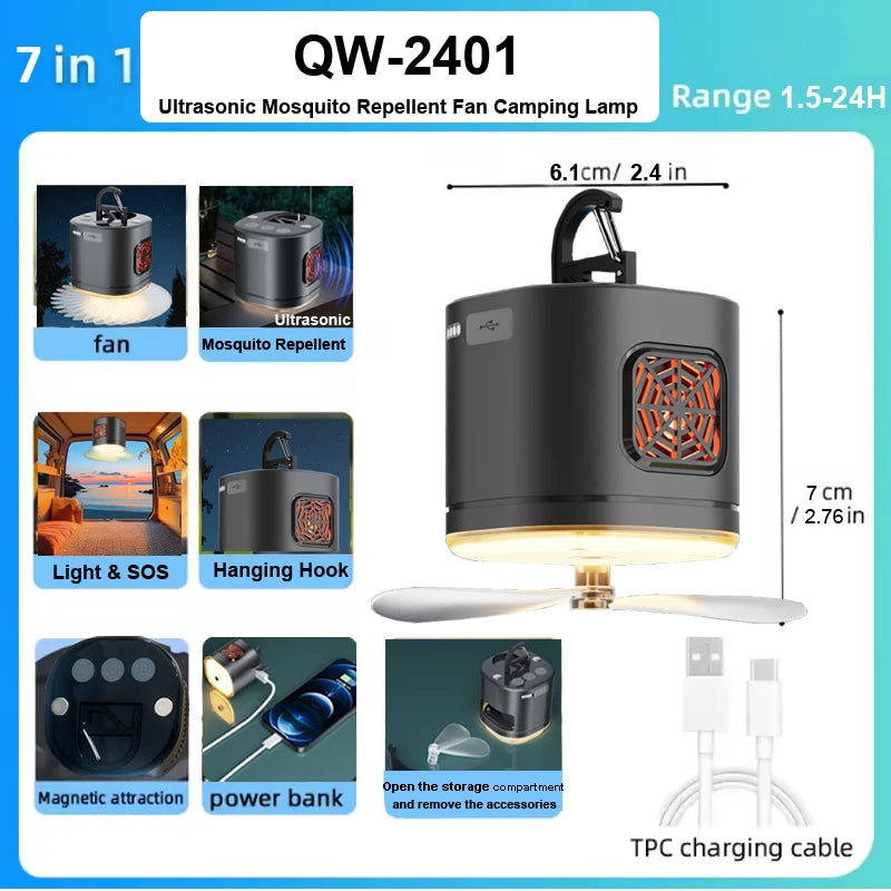 Electric Outdoor Emergency Light Source. Super Portable LED Camp Tent Lamp