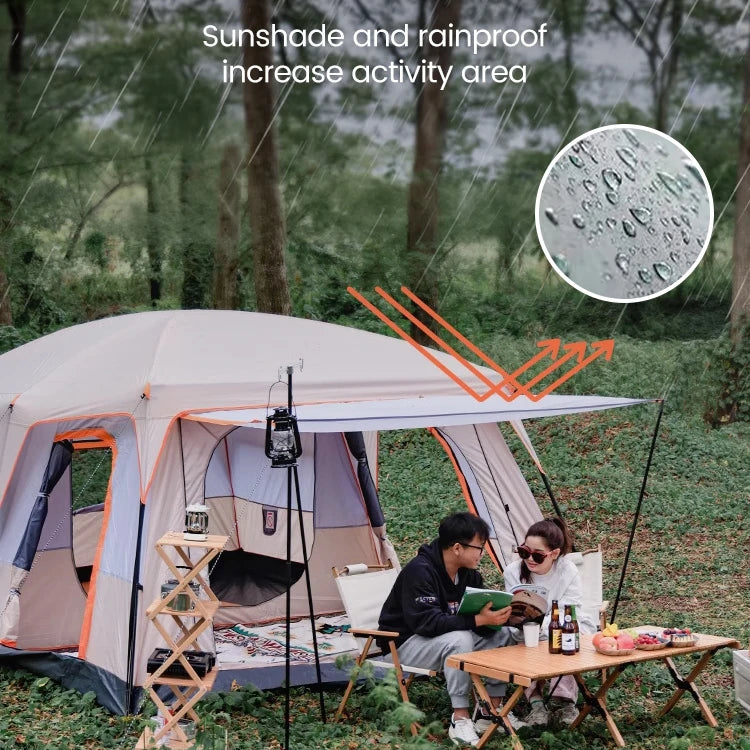 Sonuto Tent, outdoor camping two-bedroom portable thickened field awning