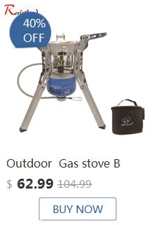 Camping Multi Gas Grill. Portable BBQ, Stove, Grill. Outdoor Stainless Steel