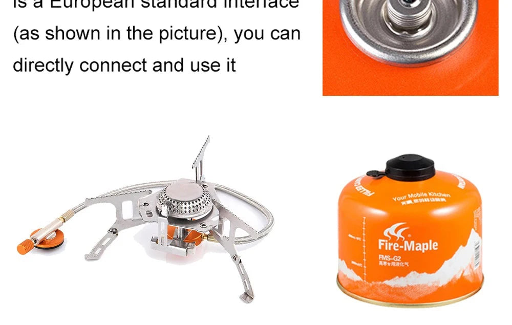 Camping Gas Stove, SUPER Portable Folding Outdoor Backpacking Stove 3500W