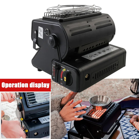 Portable Gas Camping Stove, Outdoor Picnic BBQ Stove Heater