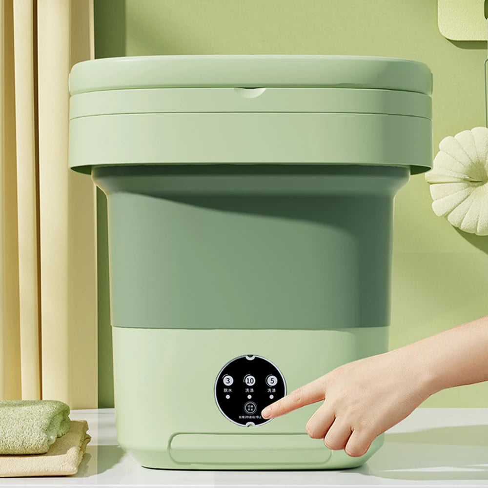 Folding Washing Machines. SUPER Portable & SUPER cute.