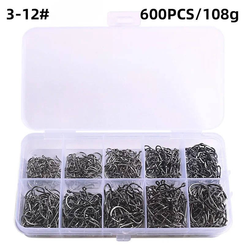 Fishing Hooks -  Carbon Steel - Strong Sharp