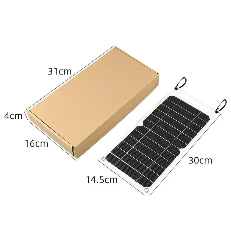Solar Panel 5V  USB Type-C Charge Portable Flexible Kit