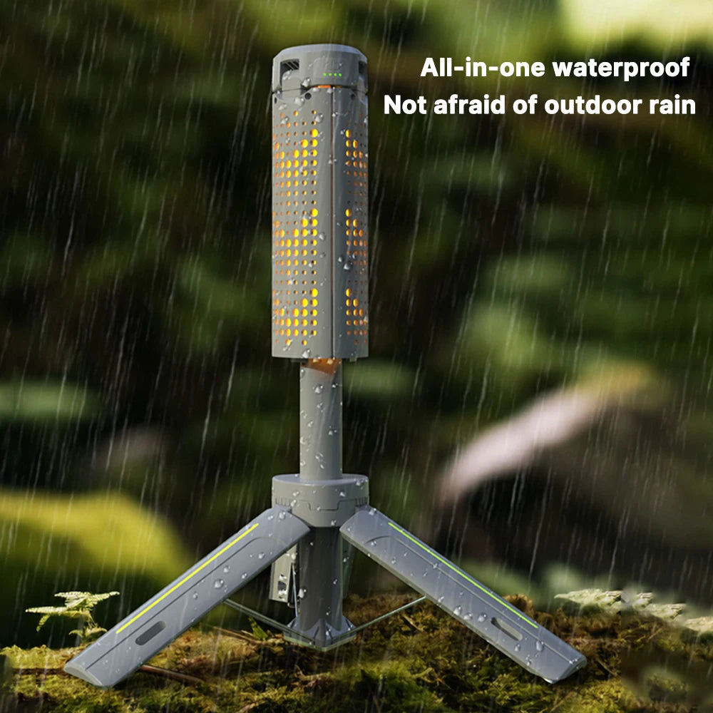 Rechargeable Outdoor Portable Hiking Camping Fishing Flashlight - Telescopic