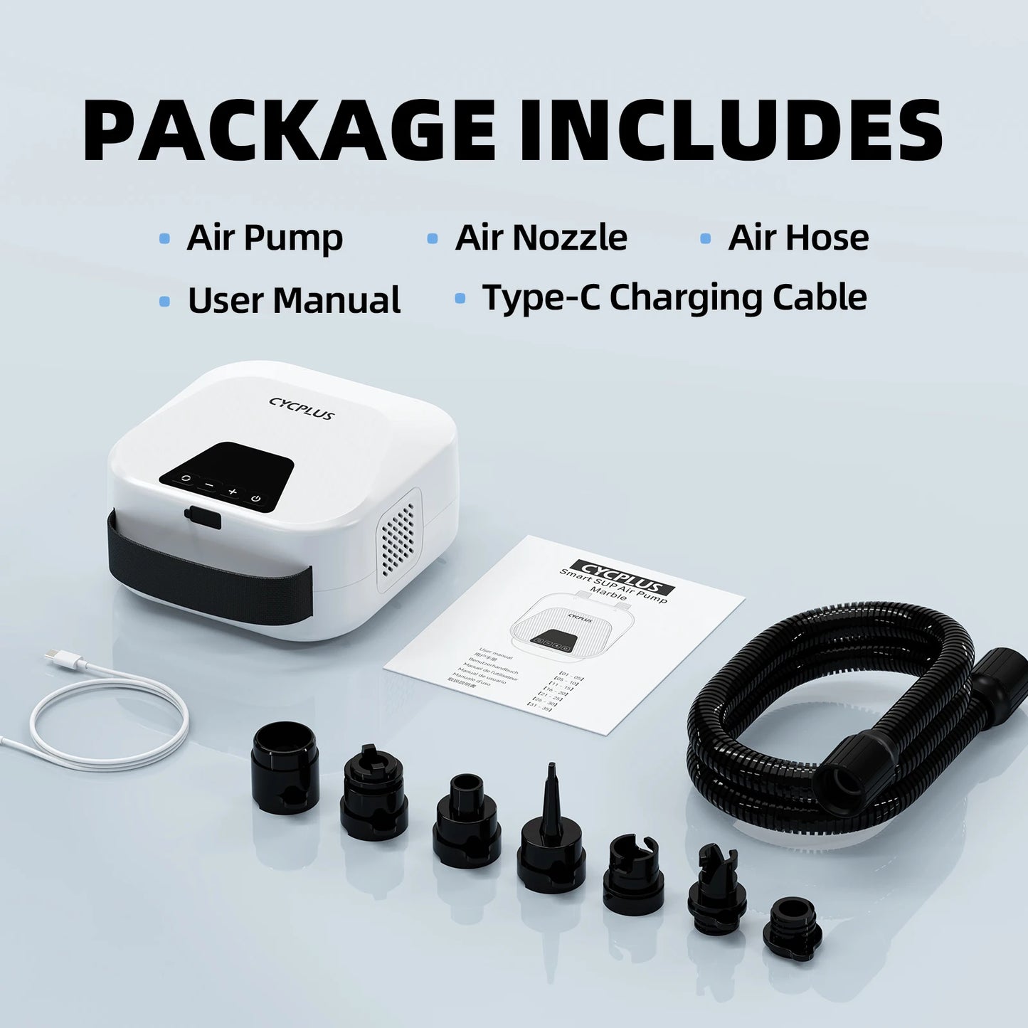 20PSI Electric SUP Inflation Pump 38.48Wh Battery