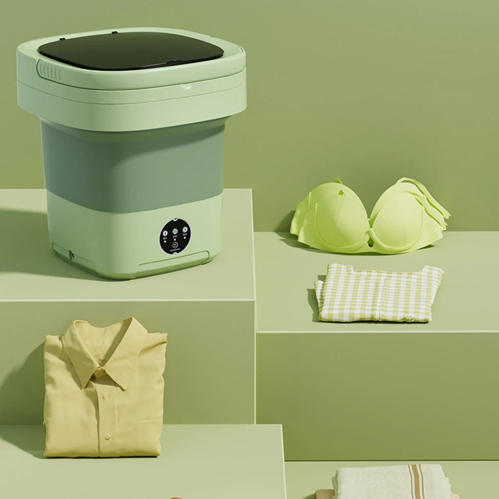 Folding Washing Machines. SUPER Portable & SUPER cute.