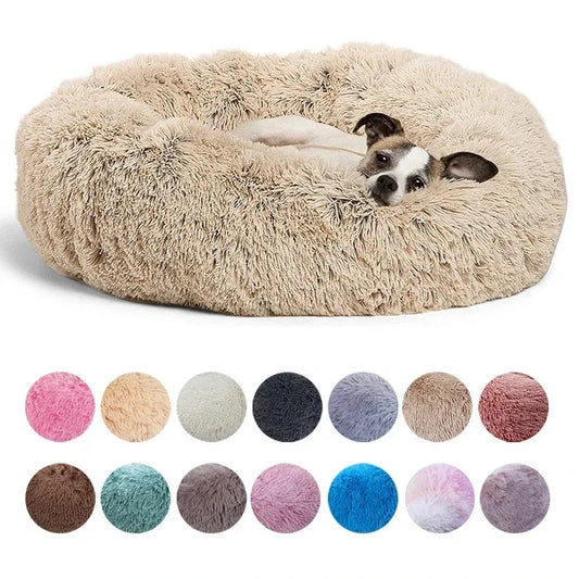 6 Sizes Round Pet Bed. Super Soft - Winter Warm Sleeping
