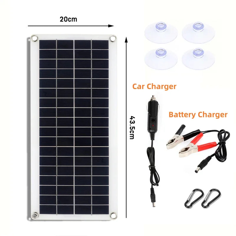 Solar Panel 5V  USB Type-C Charge Portable Flexible Kit