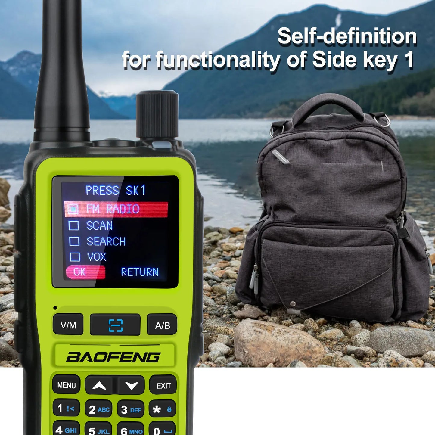 2PCS/Pack UV-5R Mini Dual Band Dual PTT Walkie Talkie