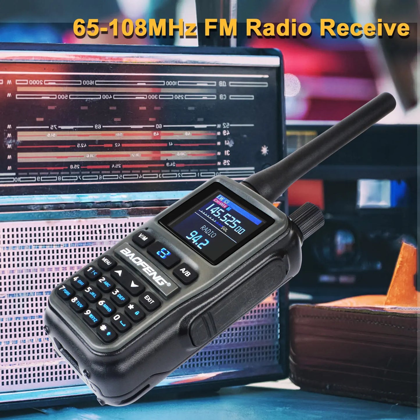 2PCS/Pack UV-5R Mini Dual Band Dual PTT Walkie Talkie