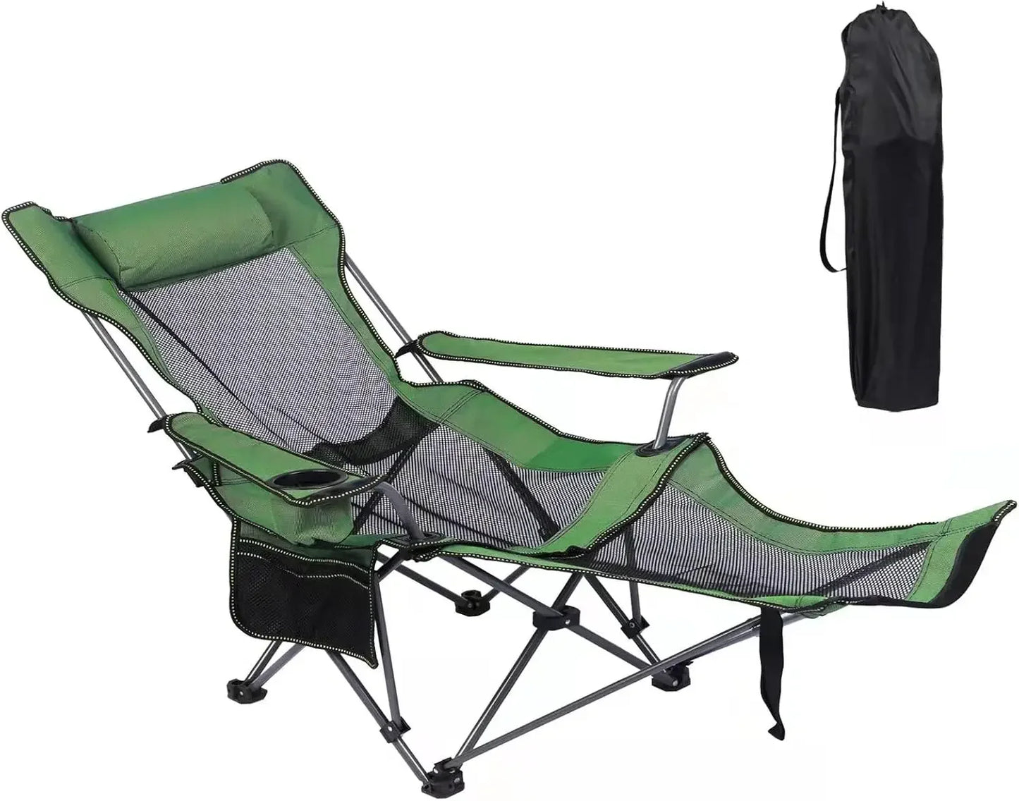 Camping Lounge Chair, Portable Reclining