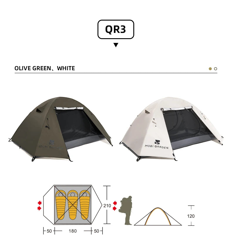 Camping Backpacking Tent - Waterproof, Rainproof ,Hiking