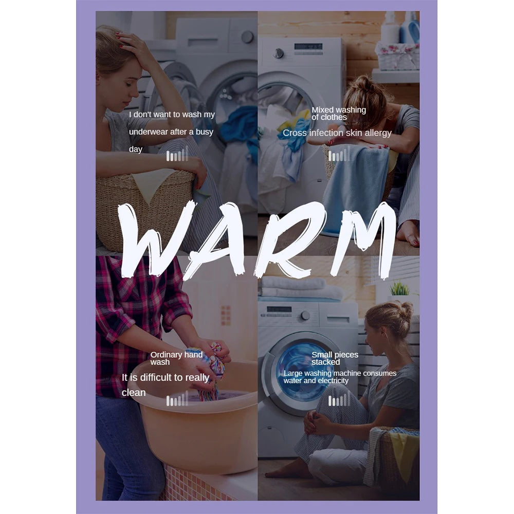 Folding Washing Machines. SUPER Portable & SUPER cute.