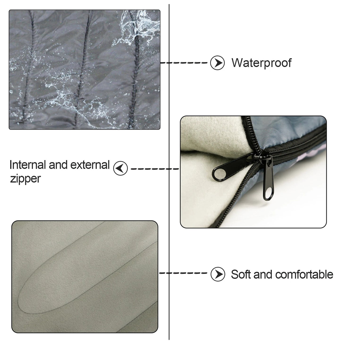 Waterproof Durable Thick Dog Sleeping Bag