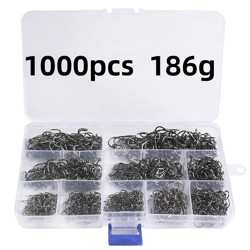 Fishing Hooks -  Carbon Steel - Strong Sharp