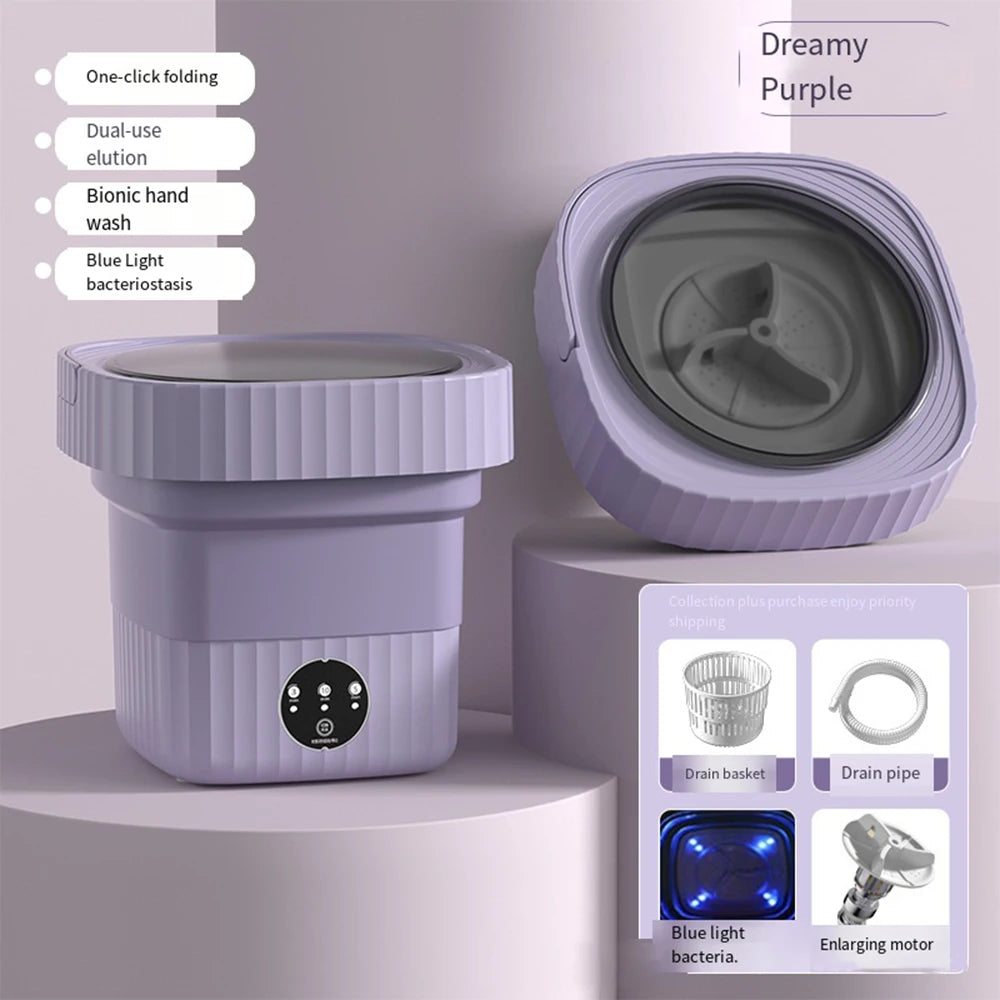 Folding Washing Machines. SUPER Portable & SUPER cute.
