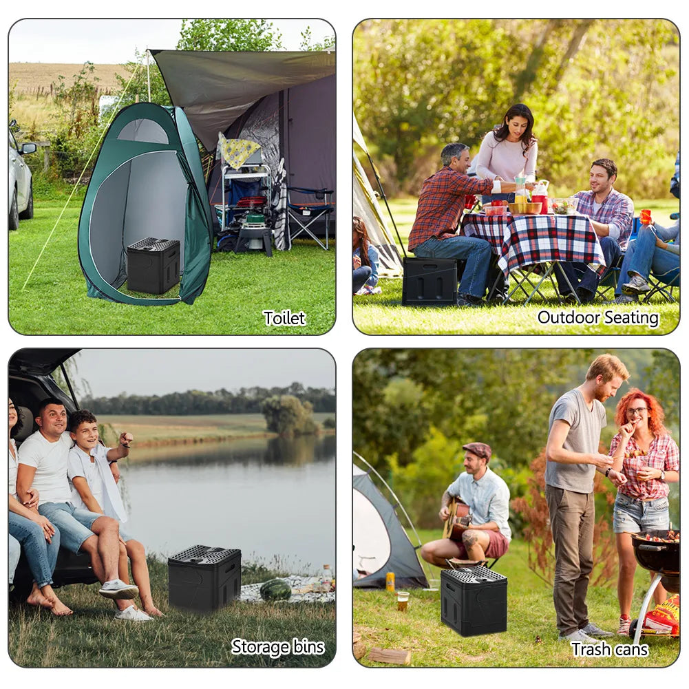 Portable Camping Toilet & Degradable Garbage Bags