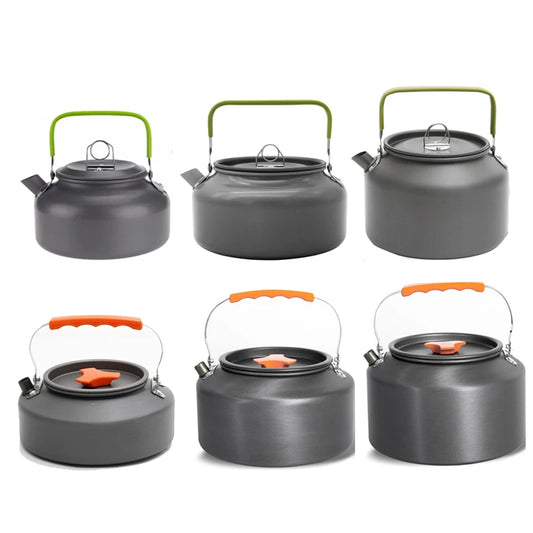 Aluminum alloy Portable Outdoor Camping Coffee and Tea Kettle