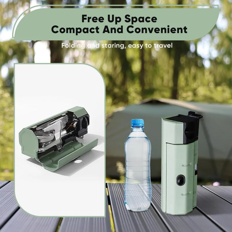 Mini Camping Gas Stove Foldable,  Portable Stove With Storage Bag For Backpacking