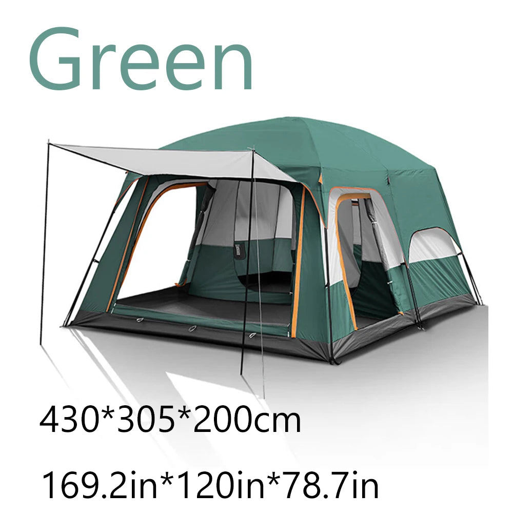 Sonuto Tent, outdoor camping two-bedroom portable thickened field awning