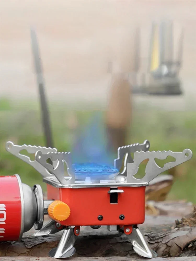 Portable Burner Camping Foldable Windproof Outdoor Gas Stove