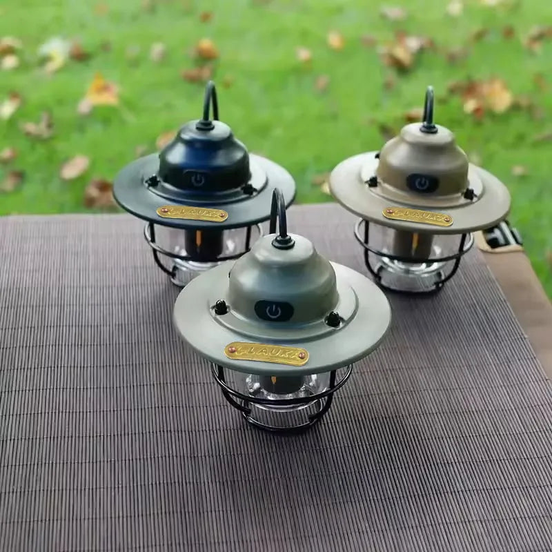 Portable Lantern Outdoor, Home, Camping Retro Camping Light