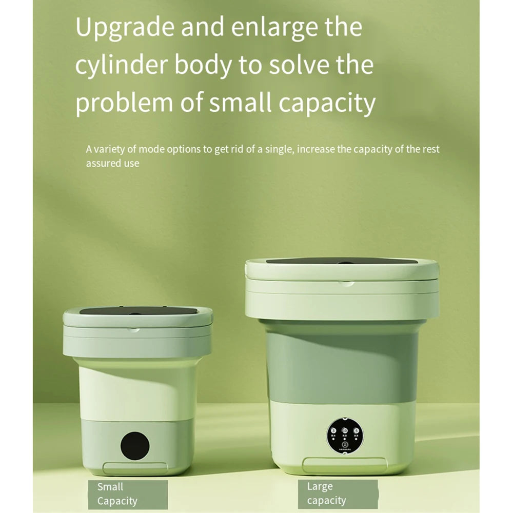 Folding Washing Machines. SUPER Portable & SUPER cute.