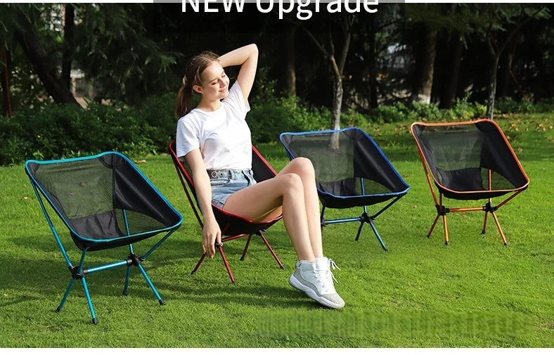 Outdoor moon chair, super portable folding camping