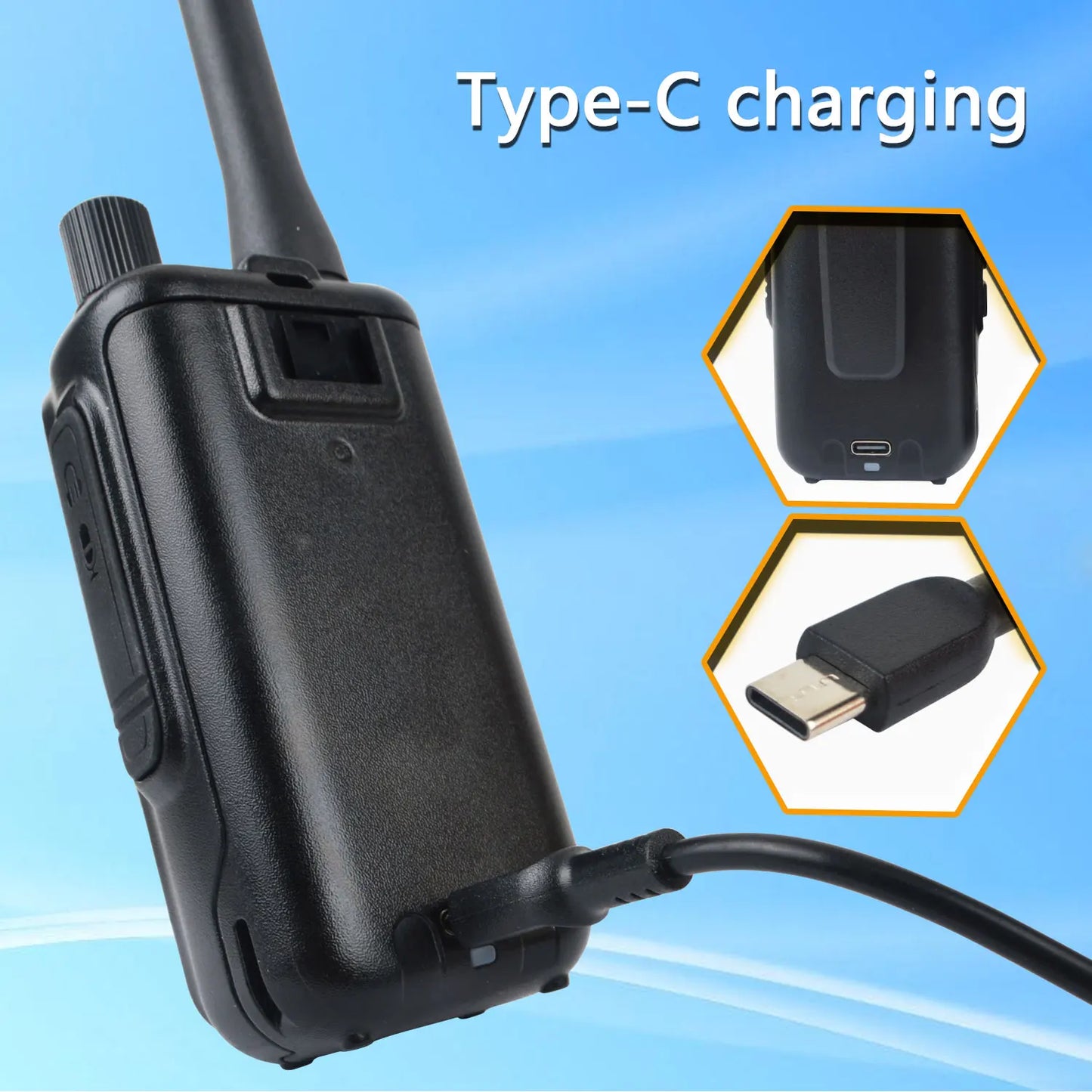 2PCS/Pack UV-5R Mini Dual Band Dual PTT Walkie Talkie