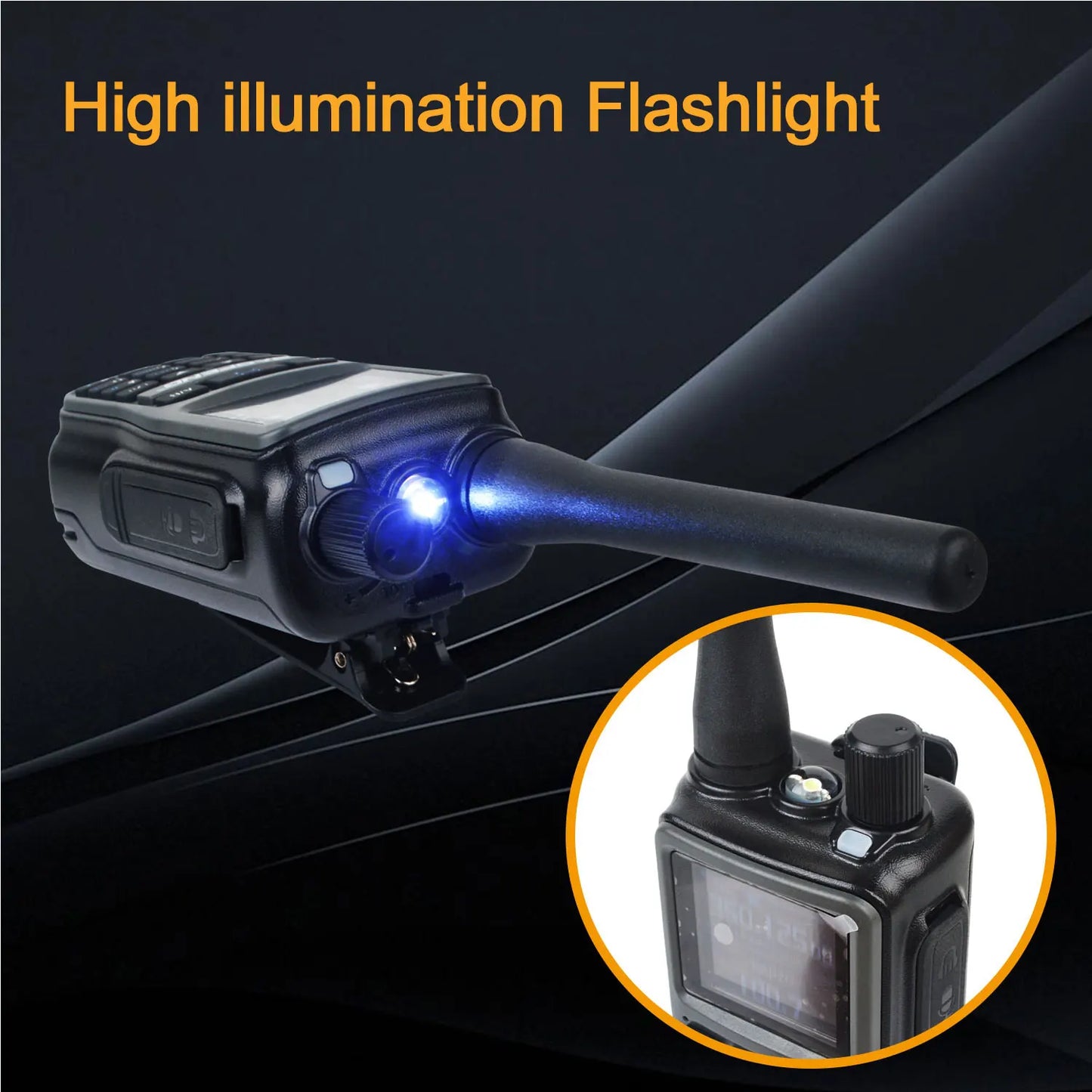 2PCS/Pack UV-5R Mini Dual Band Dual PTT Walkie Talkie