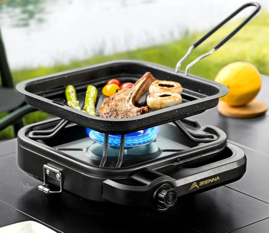 Portable Camping Gas Stove - Retro Vibes!!!