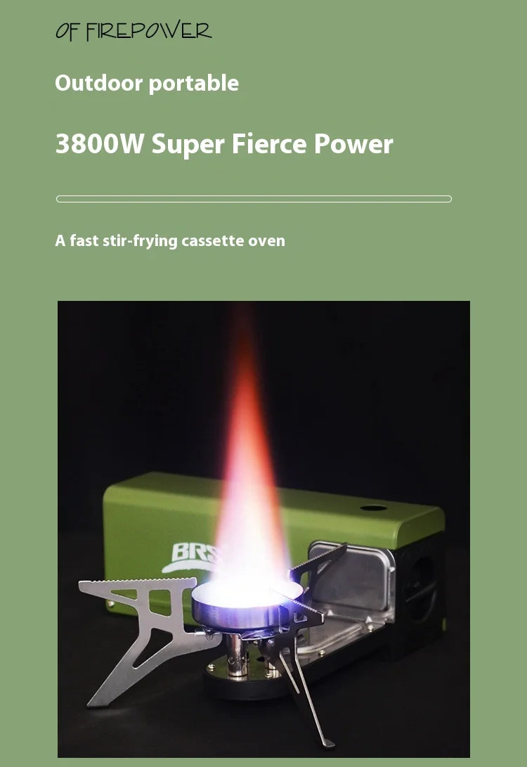 Cassette Stove 2670W, Portable Folding Gas Outdoor Picnic Cooker