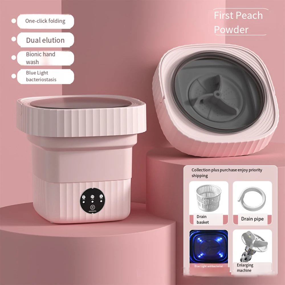 Folding Washing Machines. SUPER Portable & SUPER cute.