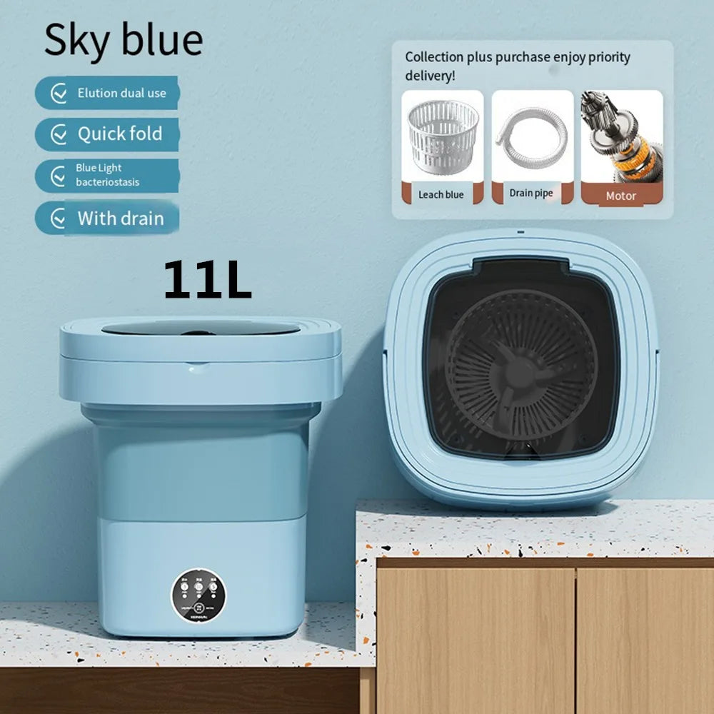 Folding Washing Machines. SUPER Portable & SUPER cute.