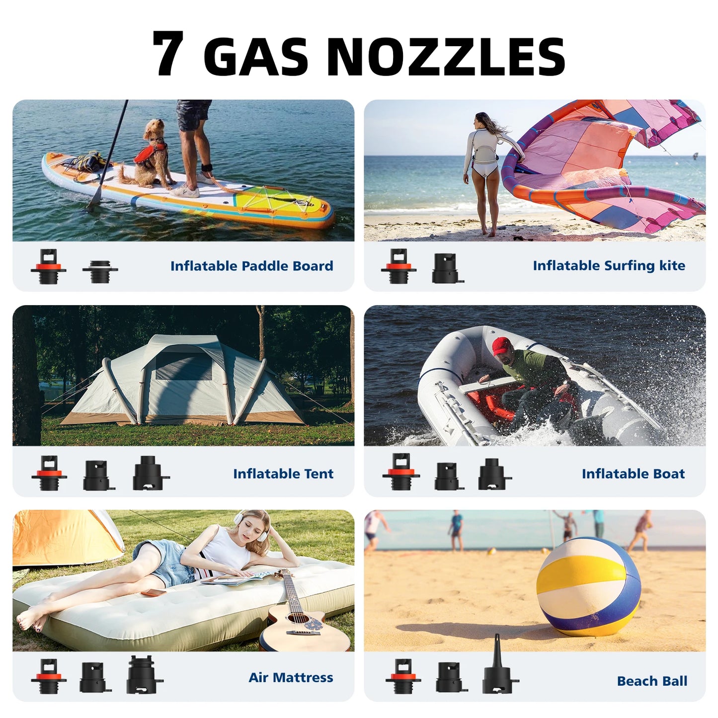 20PSI Electric SUP Inflation Pump 38.48Wh Battery