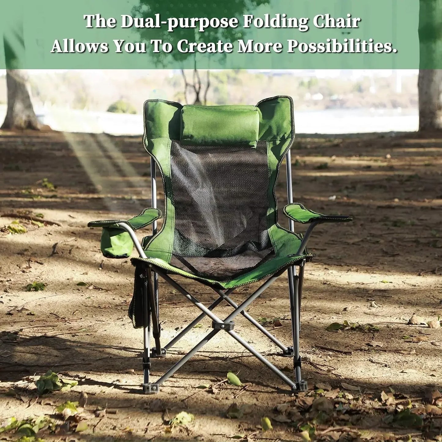 Camping Lounge Chair, Portable Reclining