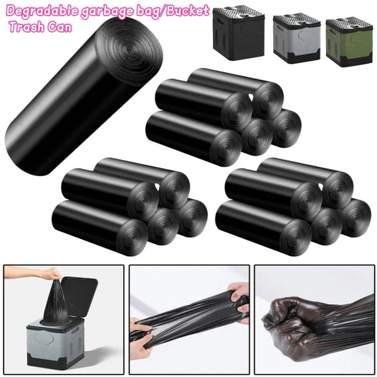 Portable Camping Toilet & Degradable Garbage Bags