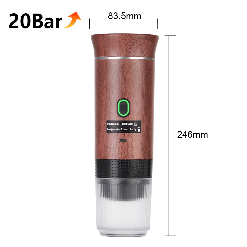 Wireless Electric Portable Espresso Coffee Machine. Car, Van or tent!!!