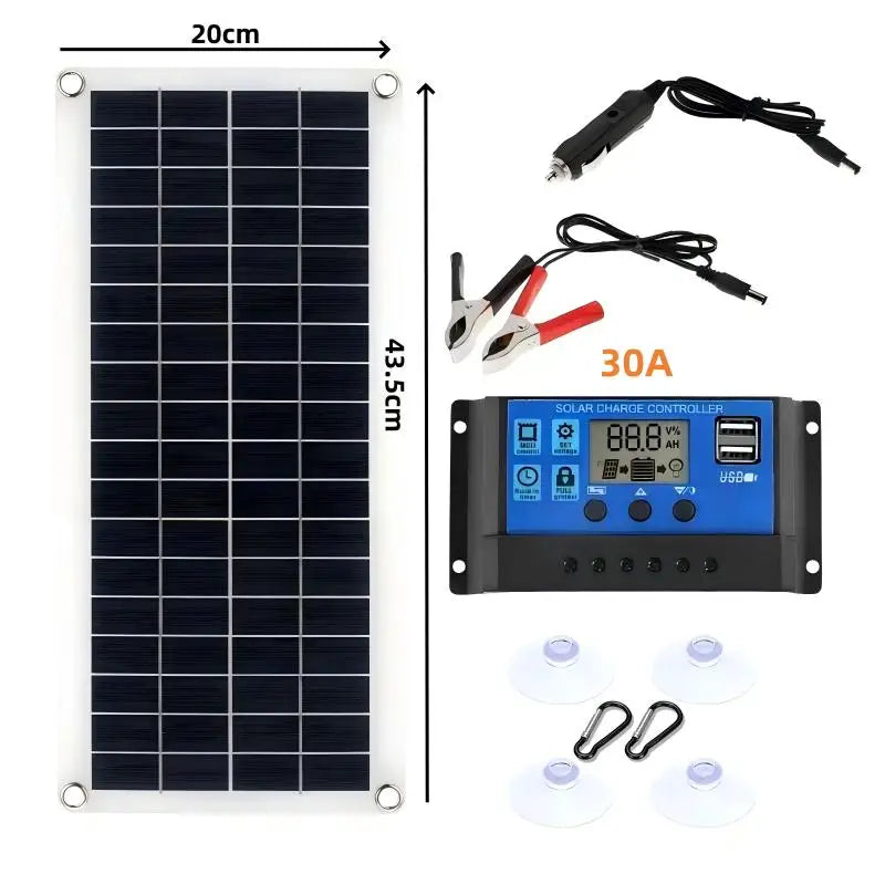 Solar Panel 5V  USB Type-C Charge Portable Flexible Kit