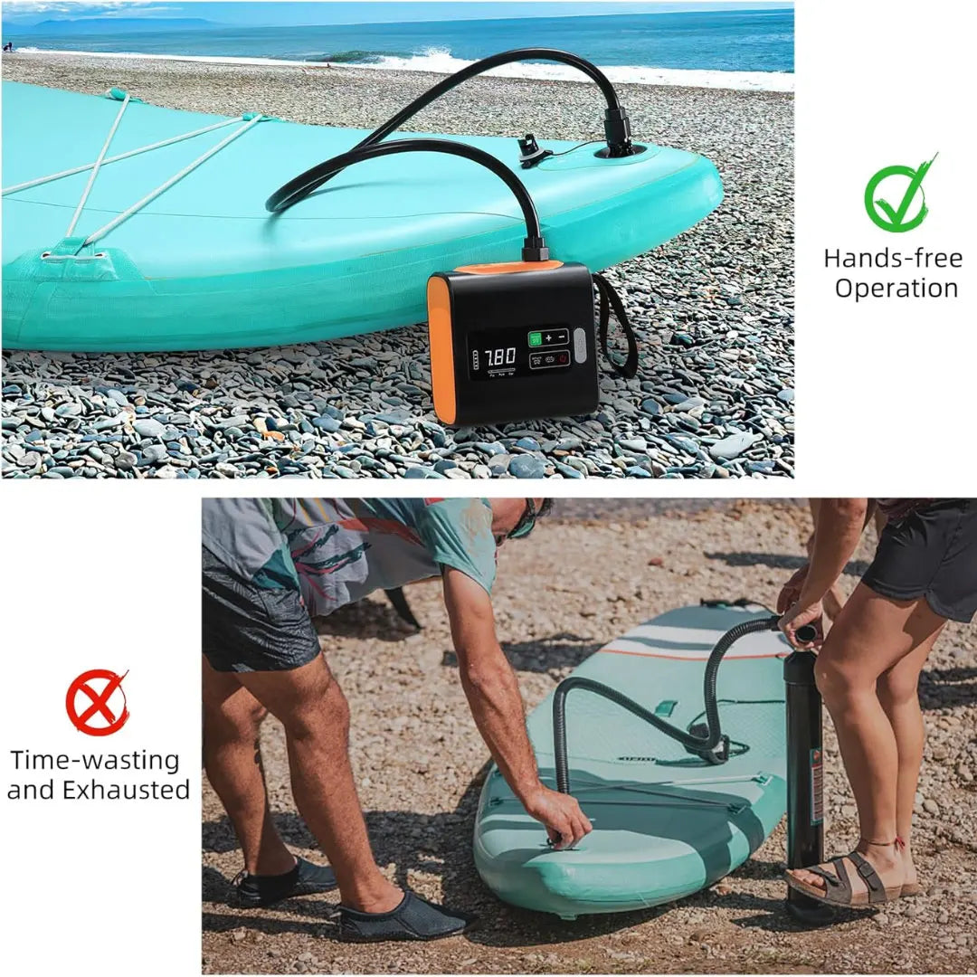 Outdoor Wireless Air Pump -  Pump with Inflatable Deflate functions