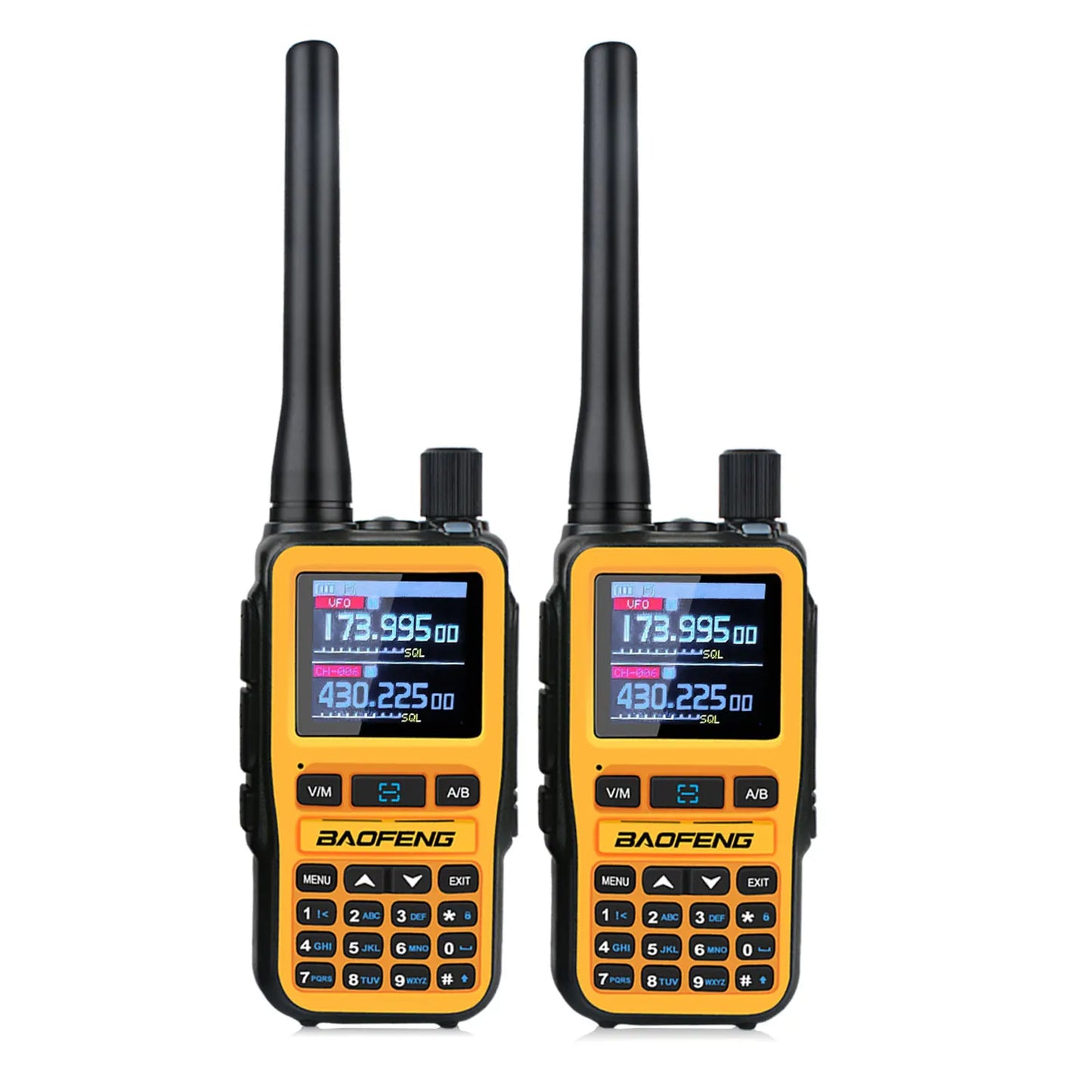 2PCS/Pack UV-5R Mini Dual Band Dual PTT Walkie Talkie