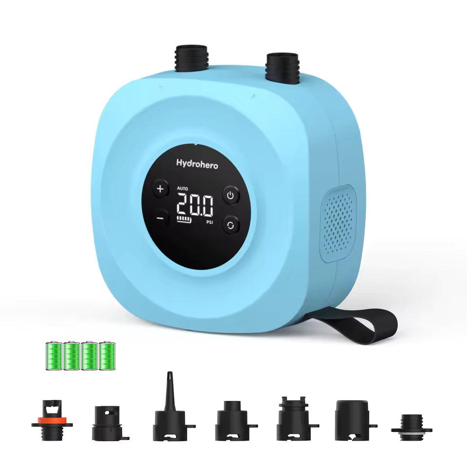 Hydrohero PRO Electric Rechargeable SUP Pump - 2600mAh 14.8V 20PSI
