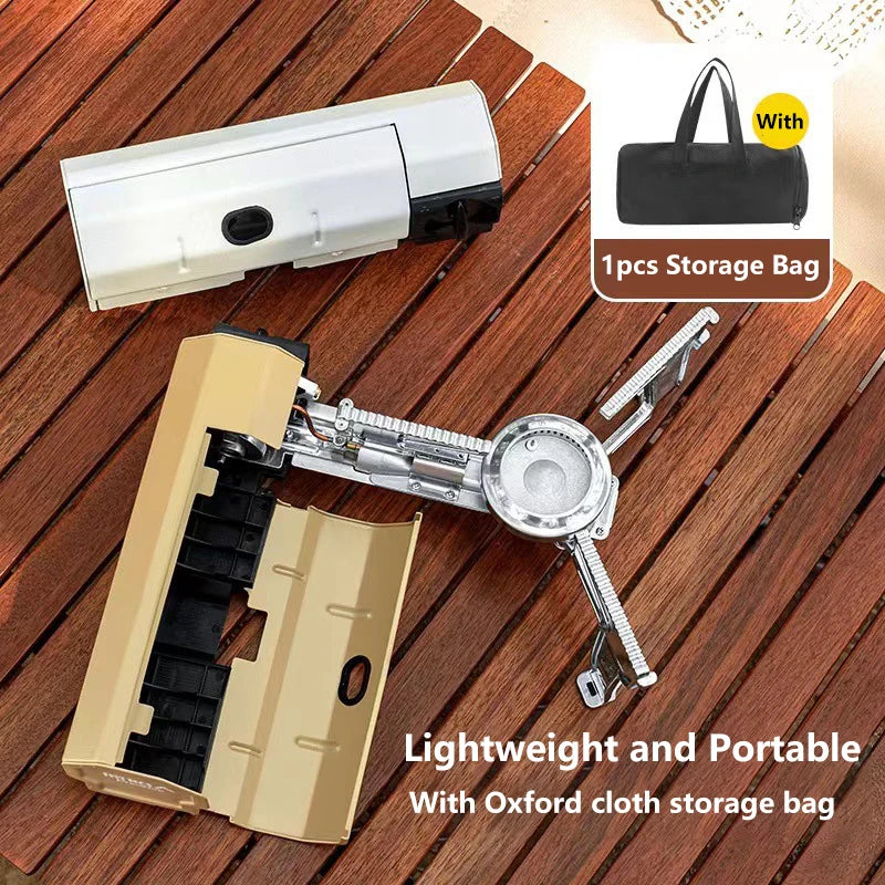 Camping Cassette Stove, Outdoor Folding Gas Burner 2600w