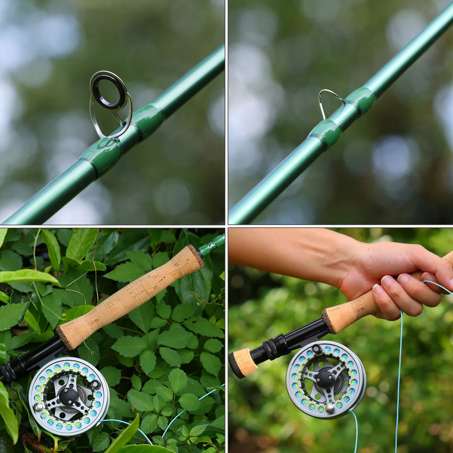 Fly Fishing Carbon Fly Fishing Rods LW Freshwater Fly Rods for Salmon Fishing Tackle