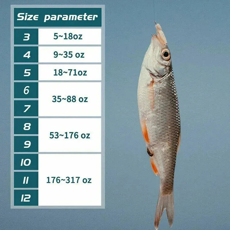 Fishing Hooks -  Carbon Steel - Strong Sharp